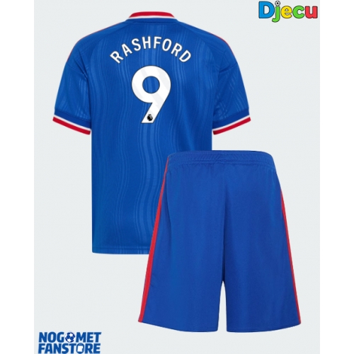 Manchester United Marcus Rashford #9 Gostujuci Dres za djecu 2026-27 Kratak Rukav (+ Kratke hlače)